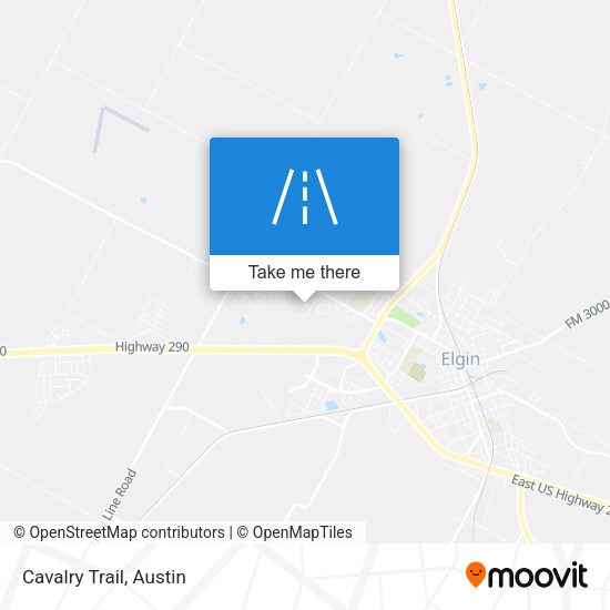 Mapa de Cavalry Trail