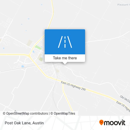 Mapa de Post Oak Lane