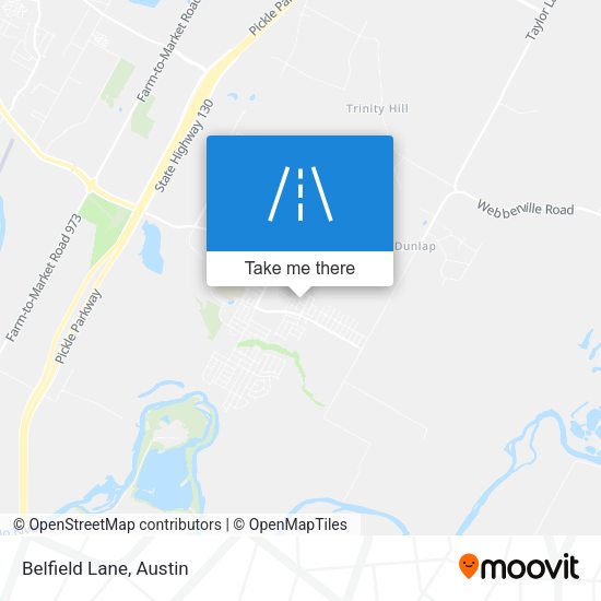 Mapa de Belfield Lane