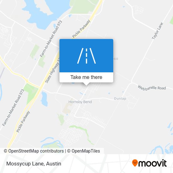 Mapa de Mossycup Lane