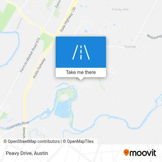 Peavy Drive map