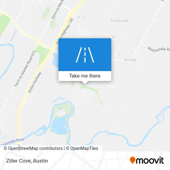 Ziller Cove map