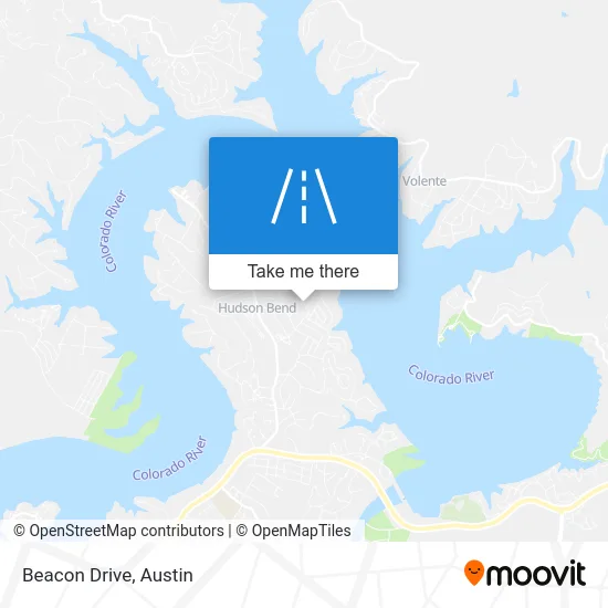 Beacon Drive map