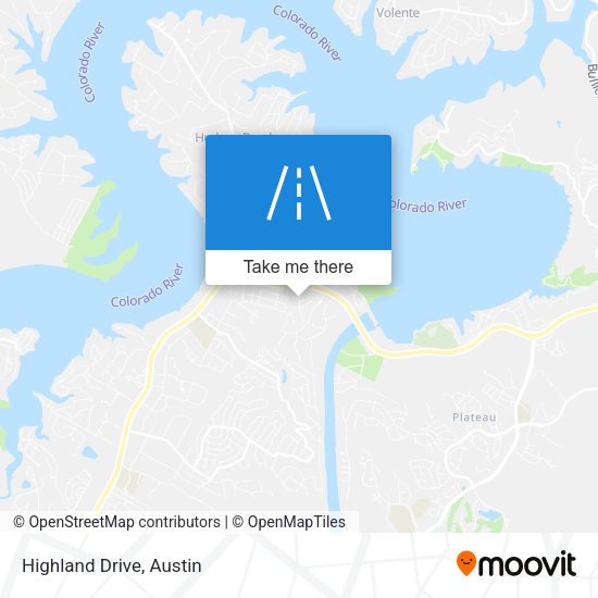 Mapa de Highland Drive