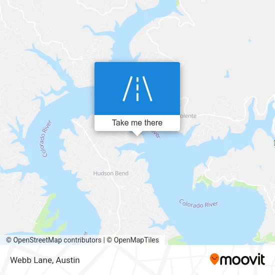 Webb Lane map