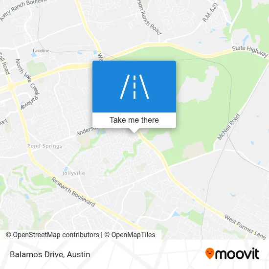 Balamos Drive map