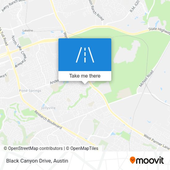 Mapa de Black Canyon Drive
