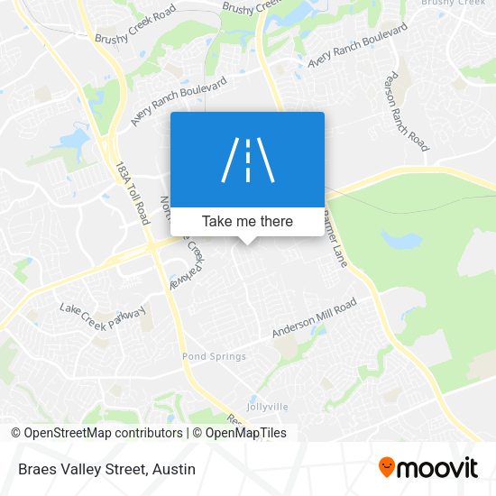 Braes Valley Street map