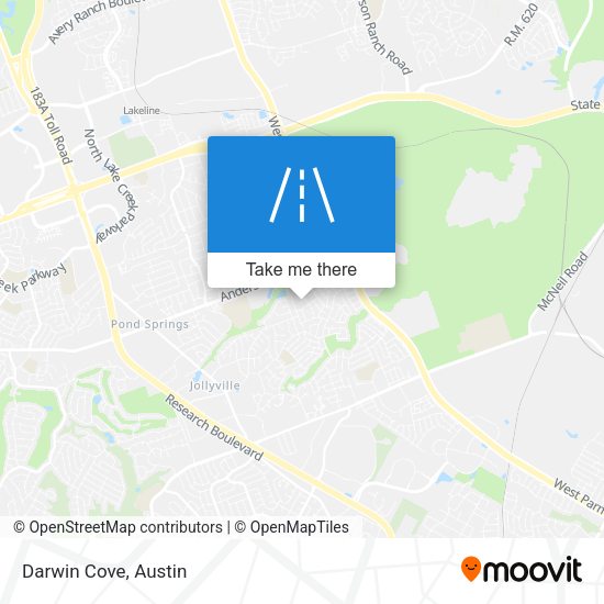 Mapa de Darwin Cove