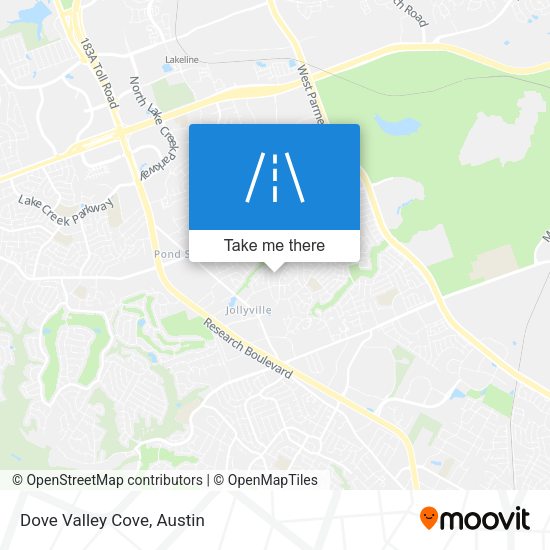 Mapa de Dove Valley Cove