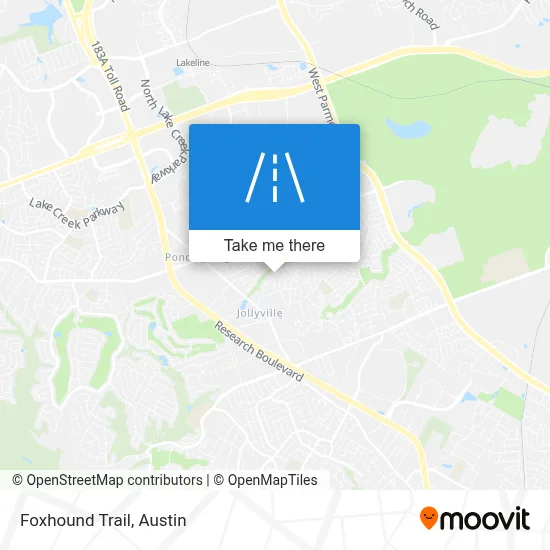 Foxhound Trail map