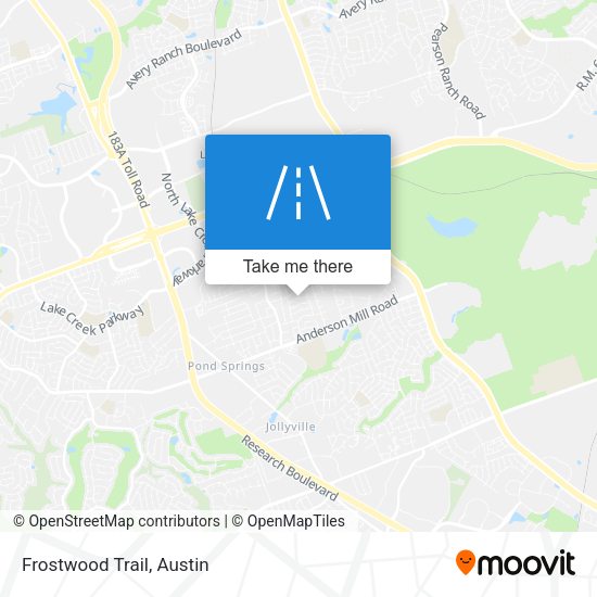 Mapa de Frostwood Trail