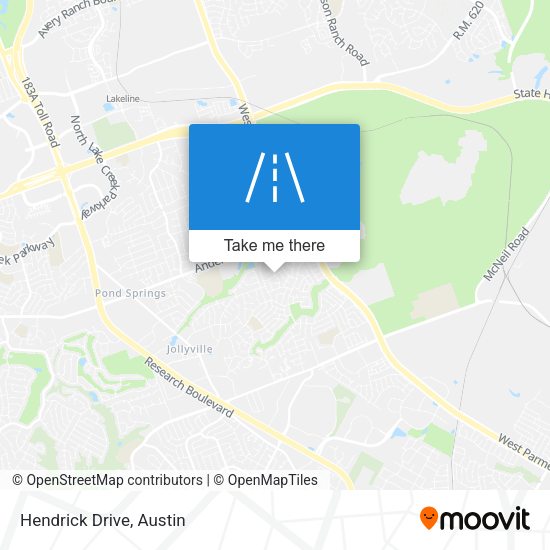 Mapa de Hendrick Drive