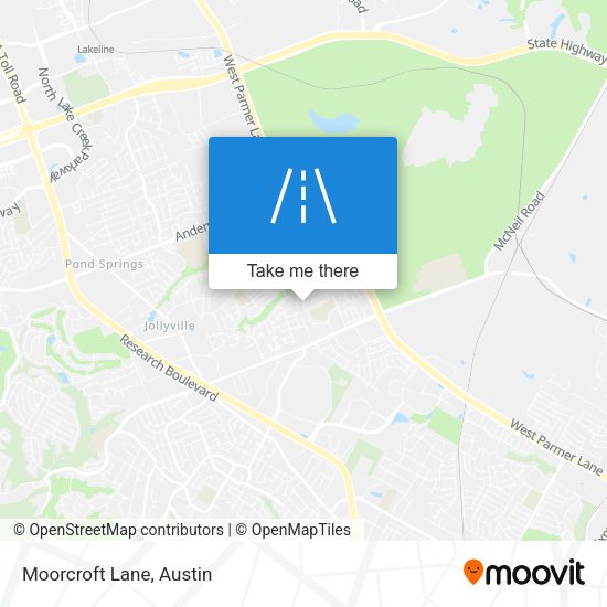 Moorcroft Lane map