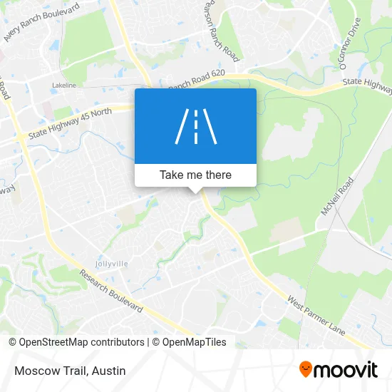 Moscow Trail map