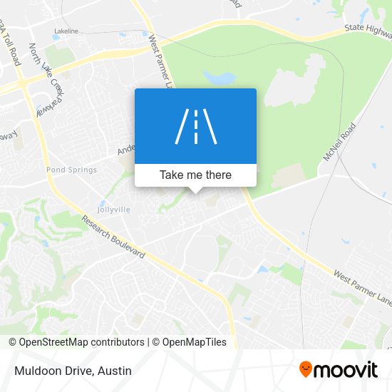 Mapa de Muldoon Drive