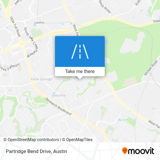 Mapa de Partridge Bend Drive