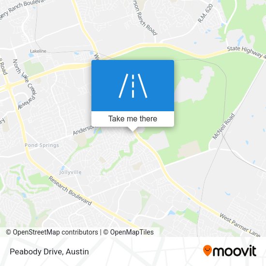 Mapa de Peabody Drive