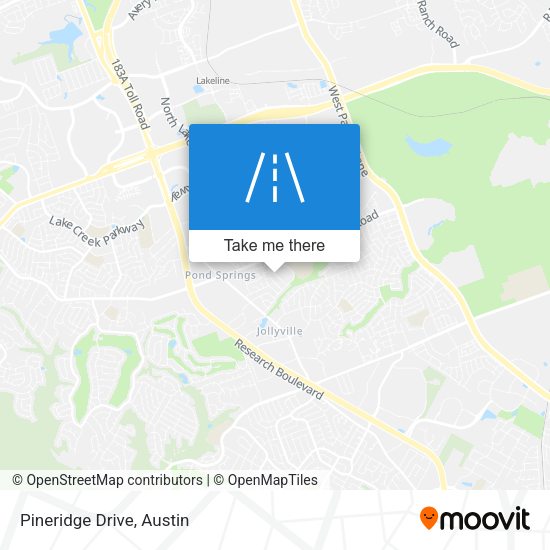 Mapa de Pineridge Drive