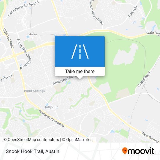 Mapa de Snook Hook Trail