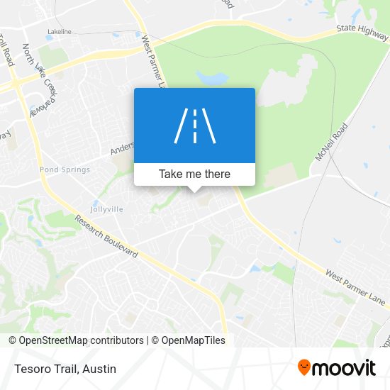 Mapa de Tesoro Trail