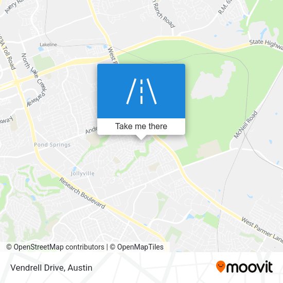 Mapa de Vendrell Drive