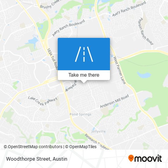 Woodthorpe Street map