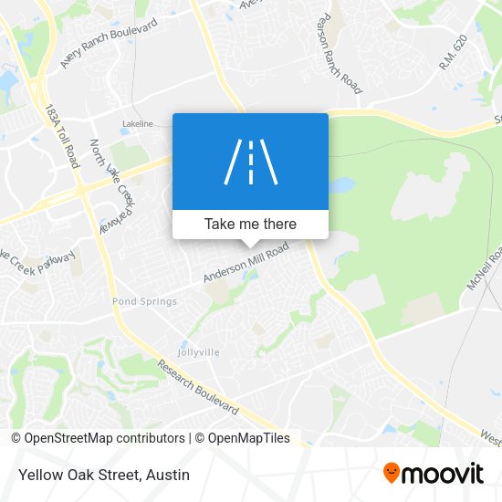 Mapa de Yellow Oak Street