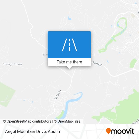 Mapa de Angel Mountain Drive