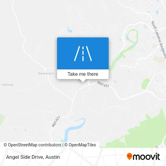 Angel Side Drive map