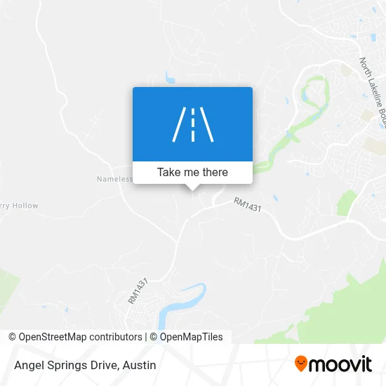 Angel Springs Drive map