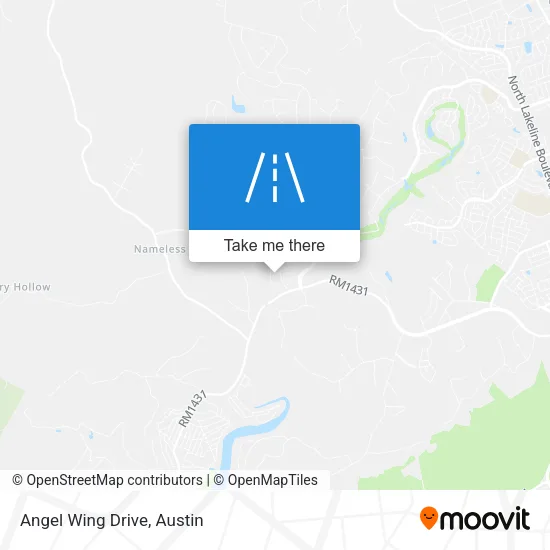 Angel Wing Drive map