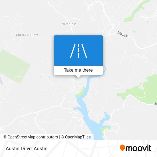 Austin Drive map