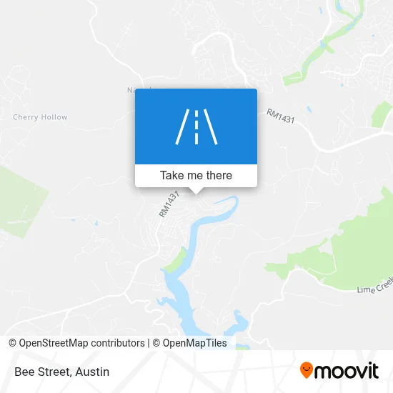 Bee Street map