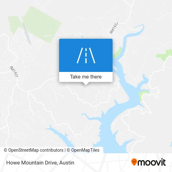 Howe Mountain Drive map
