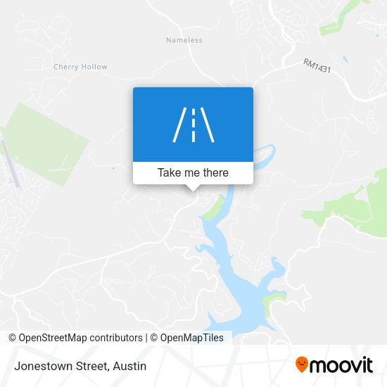 Mapa de Jonestown Street