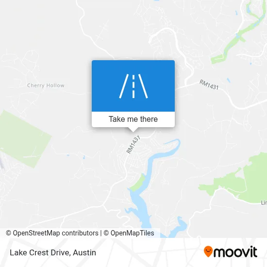 Lake Crest Drive map