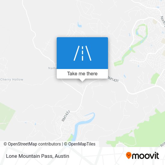 Lone Mountain Pass map