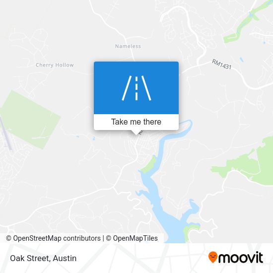 Mapa de Oak Street