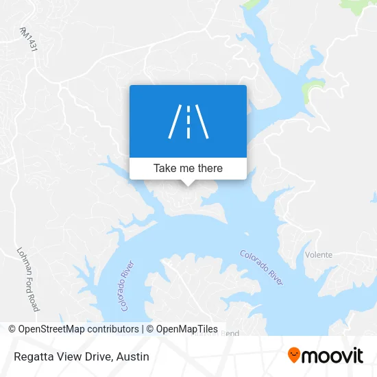 Regatta View Drive map