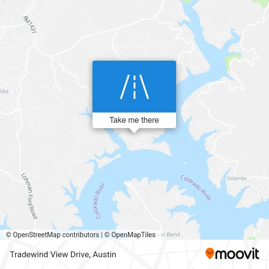 Tradewind View Drive map