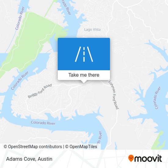 Mapa de Adams Cove