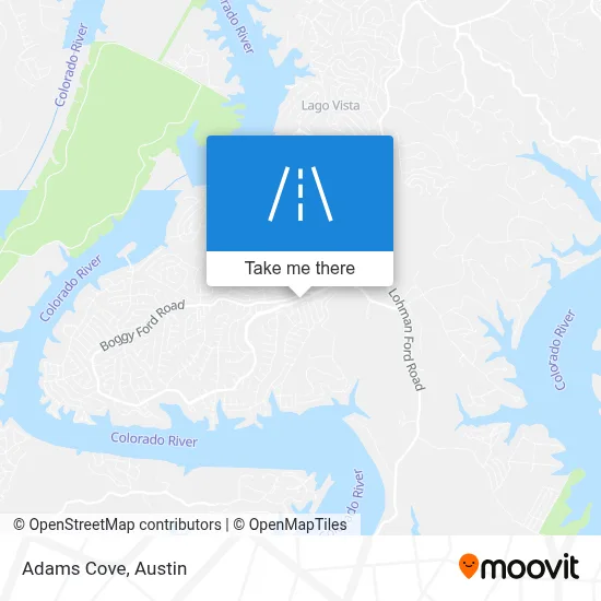 Adams Cove map