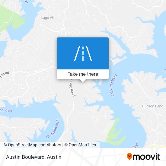 Austin Boulevard map