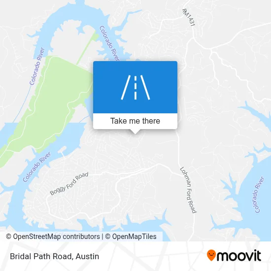 Bridal Path Road map