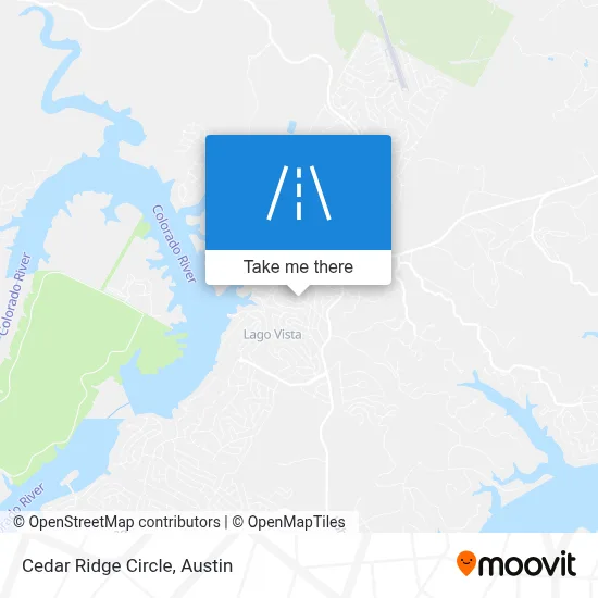 Cedar Ridge Circle map