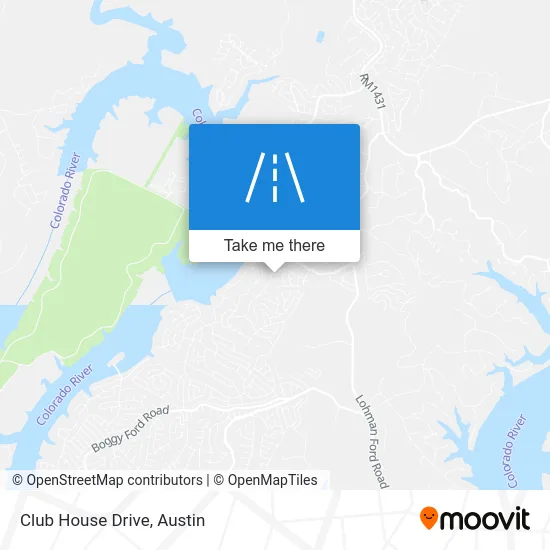 Club House Drive map