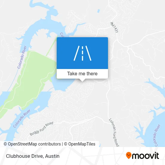 Clubhouse Drive map