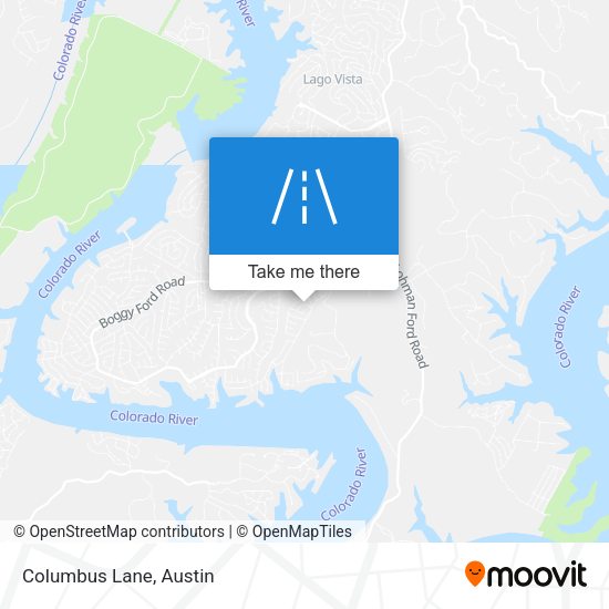 Mapa de Columbus Lane