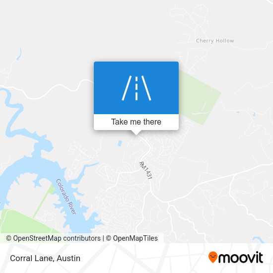 Mapa de Corral Lane